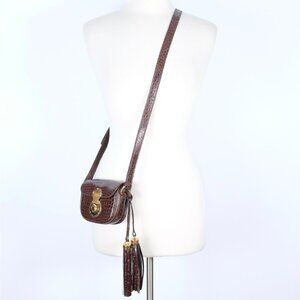 Ralph Lauren Purple Label Collection bag alligator Ricky mini tassels $14k